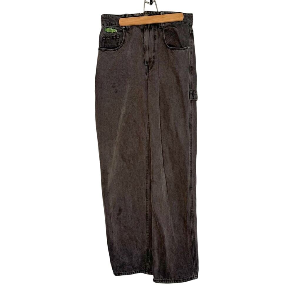 Empyre Tori, gray wide leg carpenter jeans size 1